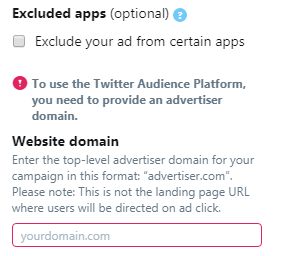 conversion campaign in twitter ads