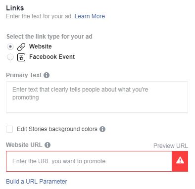 facebook traffic ad objective