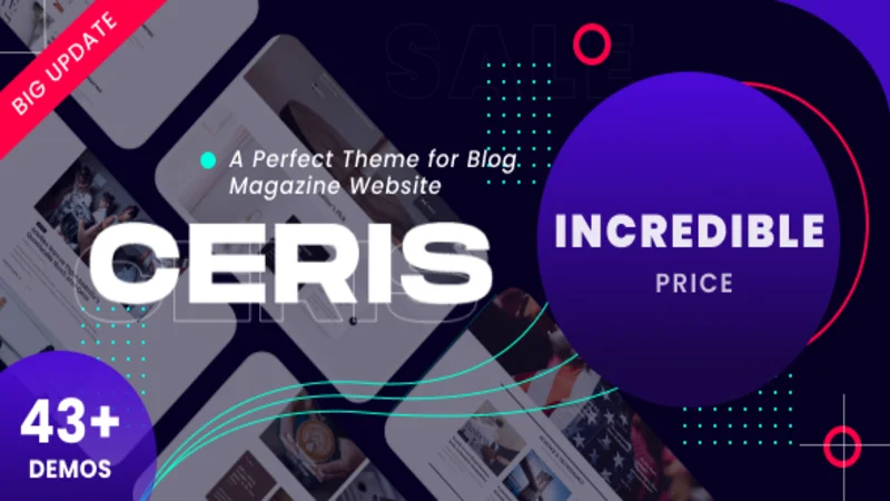 Ceris WordPress theme