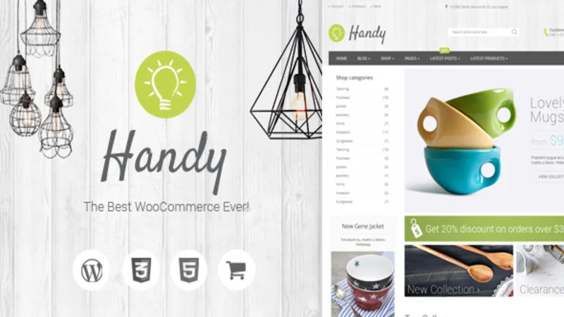 Handmade WordPress theme