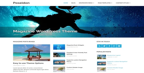Poseidon WordPress theme