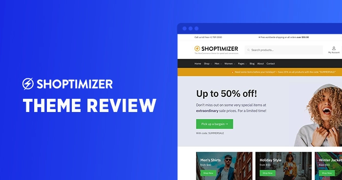 Shoptimizer WordPress theme