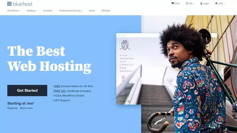 bluehost the best wordpress hosting